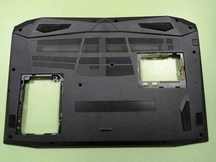 Поддон (нижняя часть корпуса) для ноутбука Acer Nitro 5: AN515-41, AN515-51, AN515-52, N17C1 чёрный  p/n AP211000110