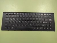 Клавиатура для ноутбука Sony VPC-EA черная с рамкой с разбора, оригинал