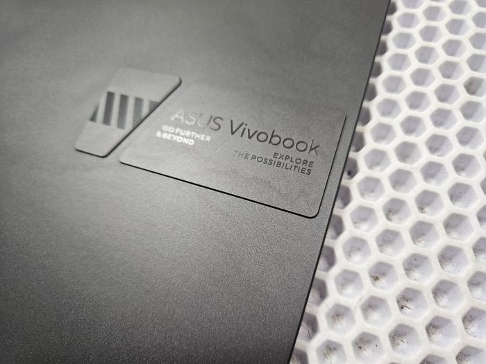 Крышка матрицы для ASUS Vivobook 16X K3605Z серая