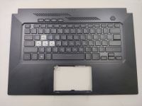 Верхняя часть корпуса (топкейс) для ноутбука ASUS FX516P с клавиатурой (белая подсветка) p/n: 6051B1444801 (имеет царапину)