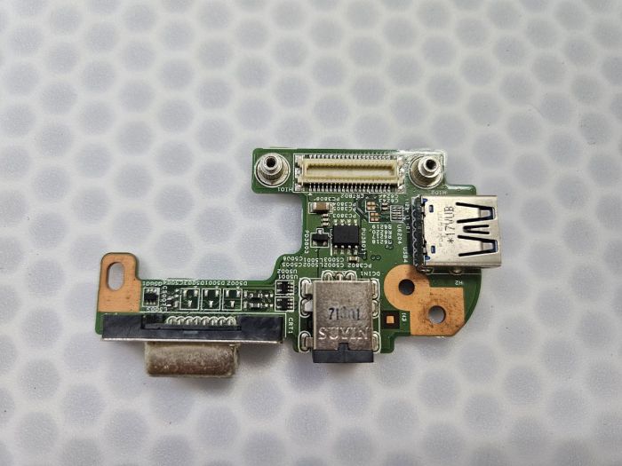Дочерняя плата с USB, VGA и разъемом питания для DELL N5110 48.4ie06.011 Дочерняя плата с USB, VGA и разъемом питания для DELL N5110 48.4ie06.011