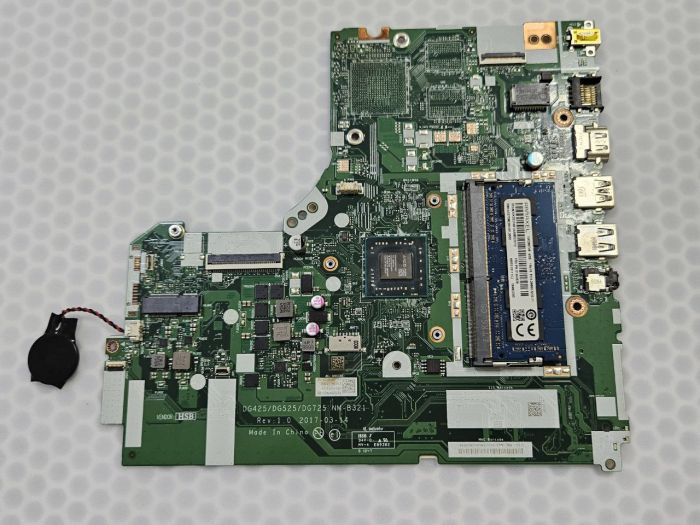 Материнская плата DG425 DG525 DG725 NM-B321 для ноутбука Lenovo E2-9000 UMA 5B20P15371 с озу DDR4 4ГБ Материнская плата DG425 DG525 DG725 NM-B321 для ноутбука Lenovo E2-9000 UMA 5B20P15371 с озу DDR4 4ГБ