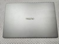 Крышка матрицы для Tecno Megabook K16S металл, серая, с антеннами wi-fi