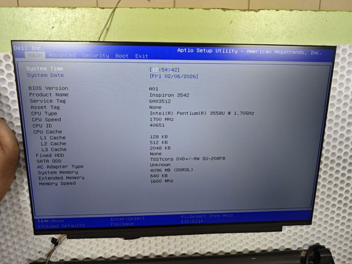 Матрица P160NH41P R1B	16"/без креплений/1920x1200/30 pin/IPS/slim