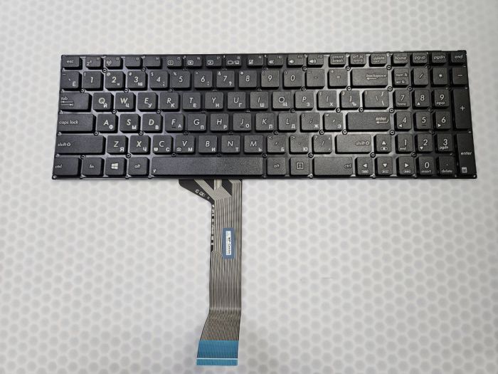 Клавиатура для ноутбука Asus K56, K56C, K550D черная без рамки