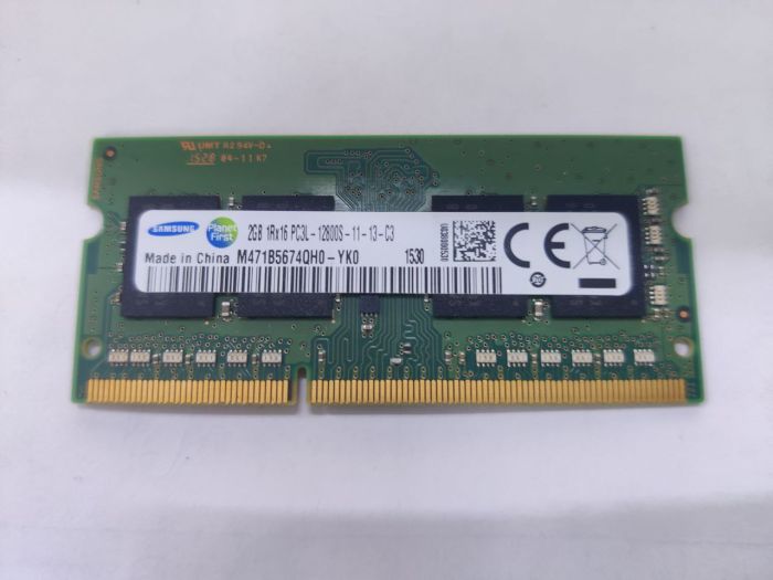 Оперативная память Samsung DDR3L 2GB M471B5674QH0-YK0 2GB 1Rx16 PC3L-12800S-11-13-C3 бу