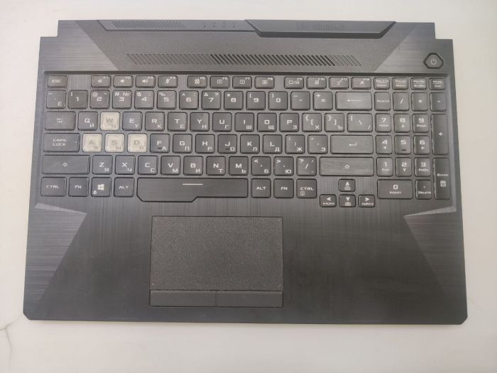 Верхняя часть корпуса (топкейс) с клавиатурой ноутбука ASUS FX506 с подсветкой RGB p/n: 3BBKXTAJN10