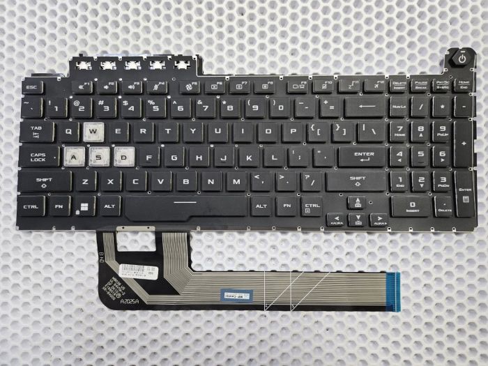 Клавиатура для Asus TUF Gaming F15 FX506HM с RGB английская раскладка, без русских букв