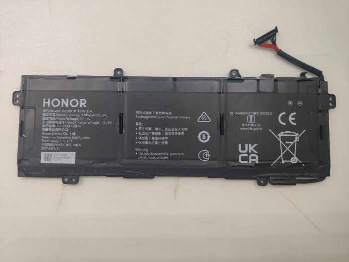 Аккумулятор HB5881P1EEW-31A для ноутбука Honor MagicBook V14 ориг, бу, износ 12%