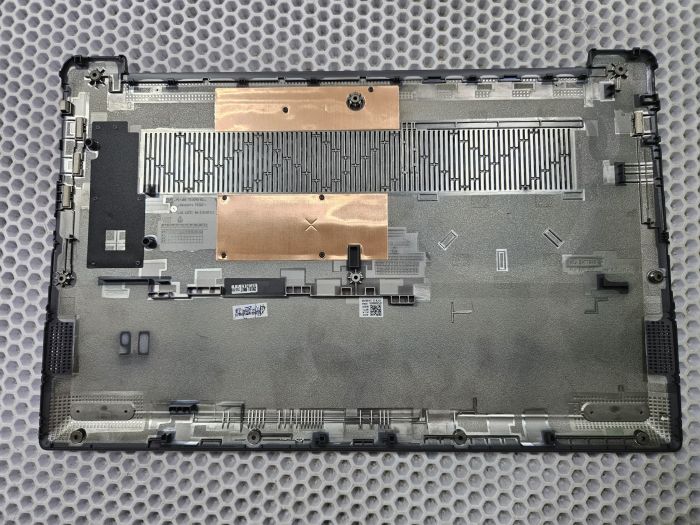 Нижняя часть корпуса (поддон) Lenovo Ideapad 3 15IAU7 серый