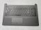 Верхняя часть корпуса (топкейс) для ноутбука HP 15-BS с клавиатурой, серый