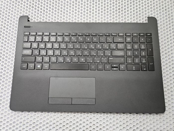 Верхняя часть корпуса (топкейс) для ноутбука HP 15-BS с клавиатурой, серый