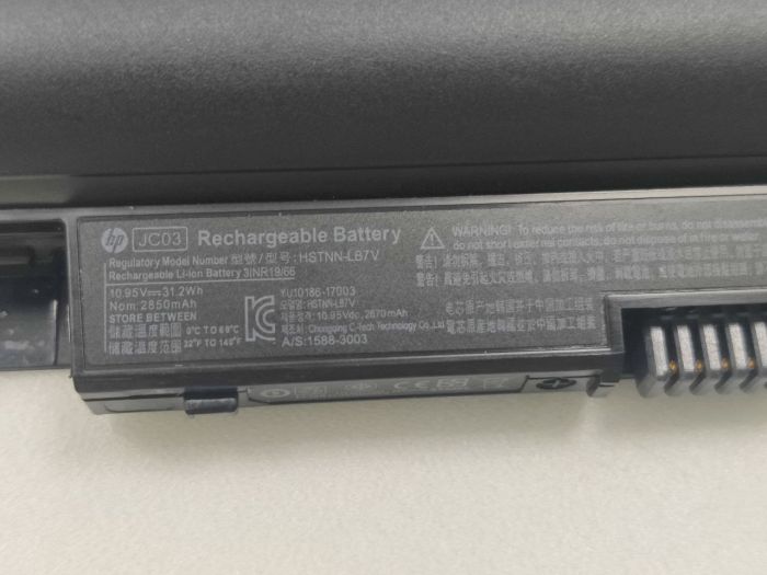 Аккумулятор JC03 для ноутбуков HP ориг, бу, износ 7%