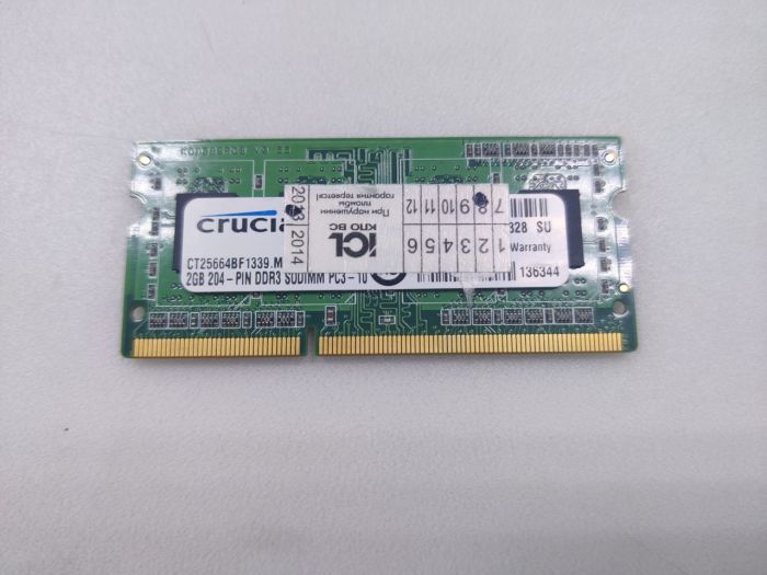 Оперативная память crucial DDR3 2GB