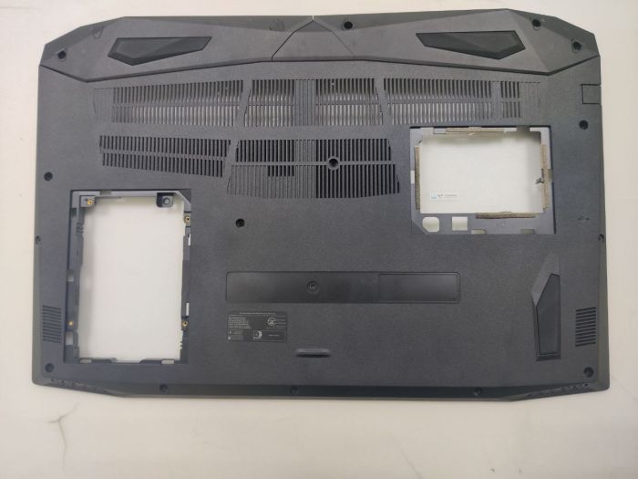 Поддон (нижняя часть корпуса) для ноутбука Acer Nitro 5: AN515-41, AN515-51, AN515-52, N17C1 чёрный  p/n AP211000110