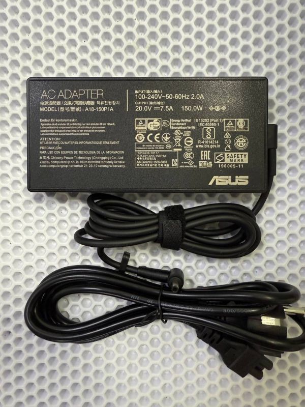 Зарядка для ноутбука Asus 20V 7.5A 4.5x3.0 (150W)