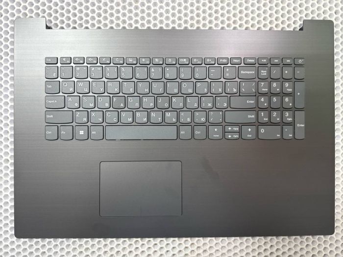 Топкейс Lenovo 320-17 330-17 AP143000700 серый, с клавиатурой без сканера отпечатка