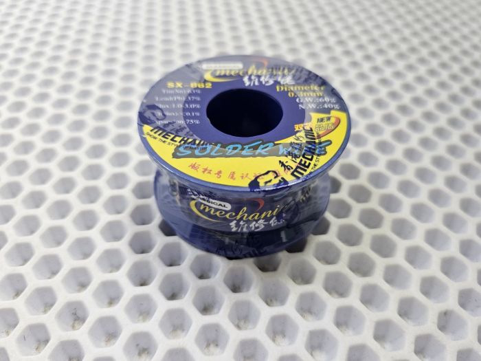 Припой-катушка олово MECHANIC SX862 0,3мм