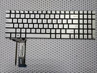 Клавиатура для ноутбука Asus G551, GL552, GL752 серая с подсветкой
