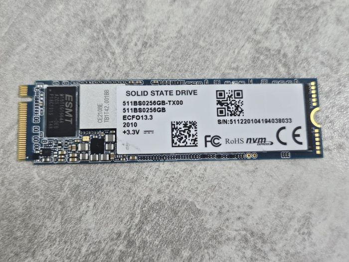 Твердотельный накопитель SSD M.2 NVMe 2280 256Gb N/A (511BS0256GB-TX00)