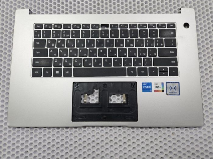 Верхняя часть корпуса (топкейс) с клавиатурой для Huawei MateBook D15 BoD-WDH9 серебристый