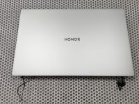 Крышка матрицы для Honor MagicBook 16 HYM-W56 серебристая с матрицей, рамкой, шлейфом матрицы и веб камерой