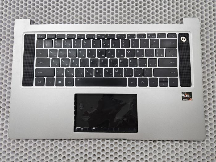 Верхняя часть корпуса (топкейс) для ноутбука Honor Magicbook 16 HYM-W56 с клавиатурой, серебристый p/n: HQ2090155800