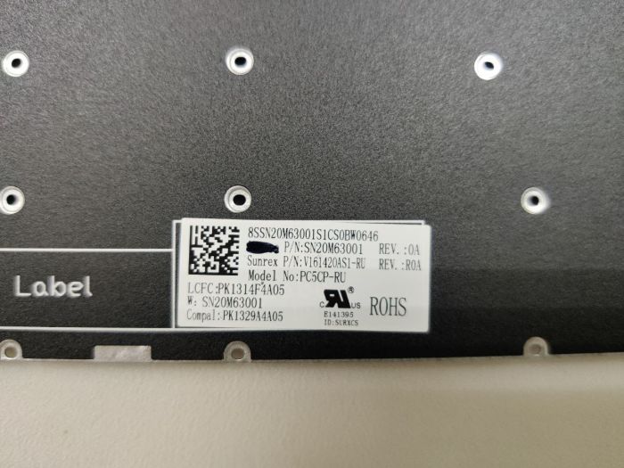 Клавиатура для ноутбука Lenovo 320-15abr Клавиатура для ноутбука Lenovo 320-15abr