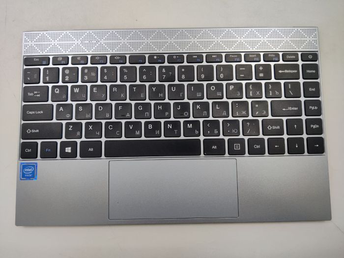 Верхняя часть корпуса (топкейс) для Azerty AZ-1402 с клавиатурой и тачпадом