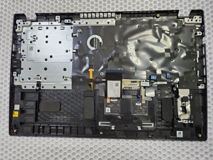 Верхняя часть корпуса (топкейс) для ноутбука Acer A515-56 с клавиатурой, тачпадом и сканером отпечатка пальца, черный