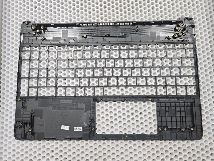 Верхняя часть корпуса (топкейс) для HP 15s-eq серый без клавиатуры, без толкателя кнопки включения
