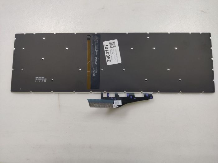 Клавиатура для ноутбука HP 250 G7, 255 G7 черная без рамки, с подсветкой