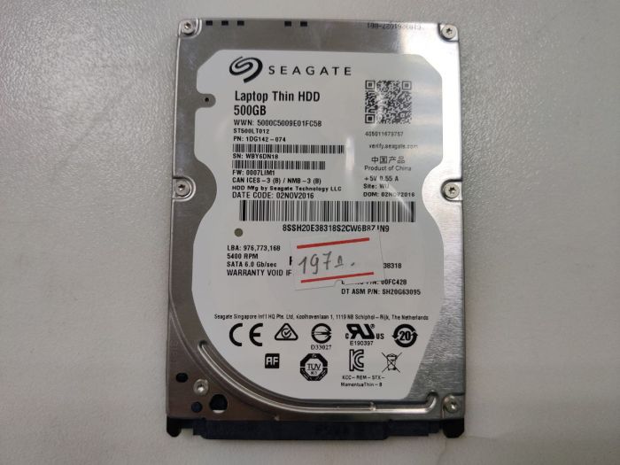 Жесткий диск HDD Seagete 2.5" 500ГБ ST500LT012 бу