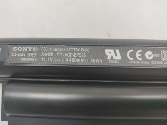 Аккумулятор VGP-BPS26 для Sony Vaio 11.1v 4400 mah оригинал