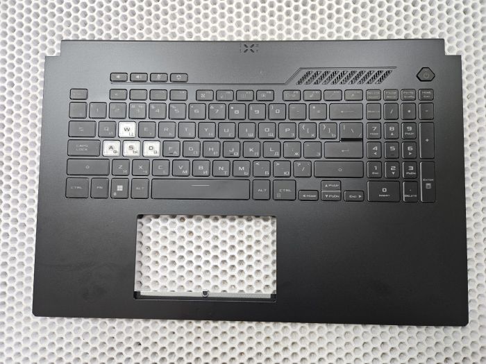 Верхняя часть корпуса (топкейс) для ASUS TUF Gaming F17 FX707 с клавиатурой RGB для версии 90W