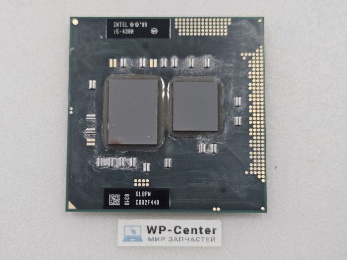 Процессор Socket G1 (rPGA988A) Intel Core i5-430M (p/n: SLBPN) (2.26GHz, 2x256KB L2, 3MB L3, MCP 32nm, 0.775–1.4 V, 1288pin, 35W)