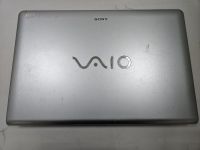 Крышка матрицы для ноутбука Sony Vaio vpcec 91111V серебро (царапины)