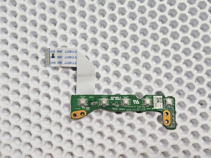 Дочерняя плата с мультимедийными кнопками 69n0glk10b02-01 для ноутбука Asus N71J