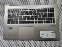 Верхняя часть корпуса (топкейс) для ноутбука ASUS N580V с клавиатурой и тачпадом, 13N1-29A0311