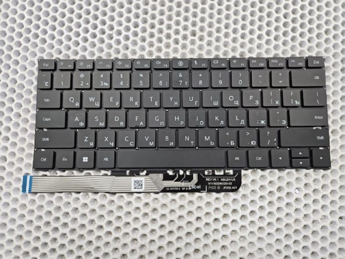 Клавиатура для ноутбука Huawei MateBook D14 MDF-X / D14 MDG-X черная, без подсветки в комплекте
