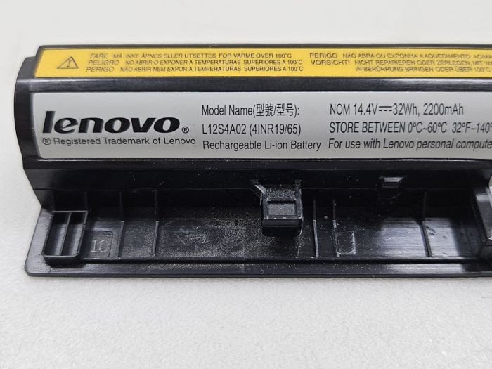 Аккумулятор L12S4A02 для Lenovo G50-30 ориг, бу, износ 27%