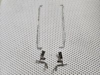 Петли для MSI CX70, GE70  MS-1758 в комплекте с направляющими Также подходят для моделей MSI CR60 CR70 CX61 CX70 2PF 2QF GE60 GE70 2OE 2PL GP60 GP70 2PE MS-16GA 16GB 16GD 16GP 1755 1756 175A