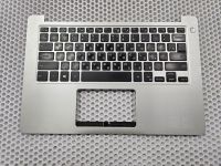 Верхняя часть корпуса (топкейс) с клавиатурой 13n4-0aa0602 для ноутбука Dell Inspiron 5370 серебро, металл (сломана одна футорка)