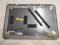 Крышка матрицы ноутбука Dell Inspiron 3521 3537 15R 5521, 5537 0JCK2F 0XTFGD AP0SZ000101 металлическая, оригинальная с разбора, с наклейками