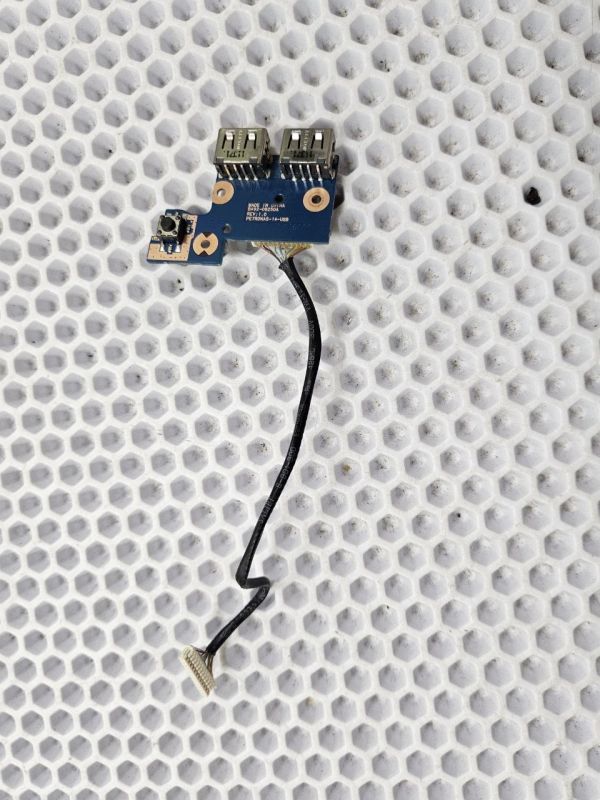 Дочерняя плата BA92-08250A с кнопкой включения и 2 USB для ноутбука Samsung NP300E4A