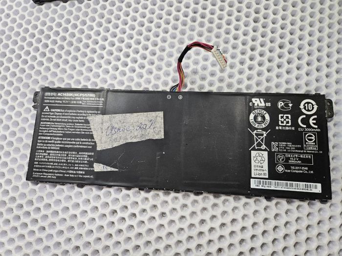Аккумулятор для ноутбука Acer (AC14B8K) Aspire V5-132 15.2V оригинал, бу, износ 20%