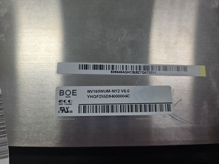 Матрица NV160WUM-NY2 V8.0 165Hz/40 pin (25mm; 0.5mm)/1920x1200/16"/без креплений