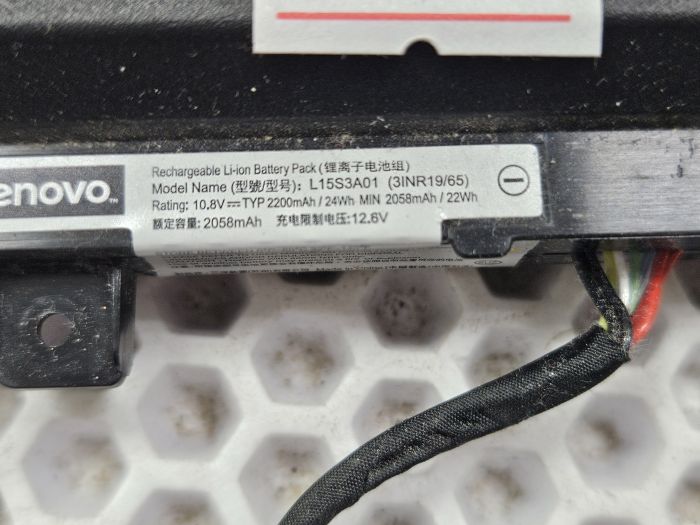 Аккумулятор для ноутбука Lenovo (L15S3A01) IdeaPad V110-15ISK ориг, бу, износ 19%