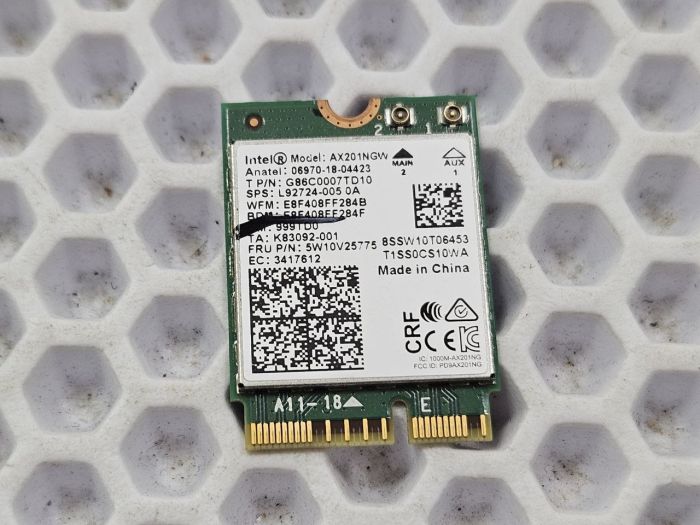 Модуль wi-fi Intel AX201NGW для MSI Stealth 15M A11SEK (MS-1562)