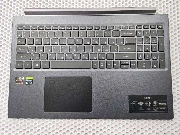 Верхняя часть корпуса (топкейс) для Acer Aspire A715-41 A715-42 с клавиатурой